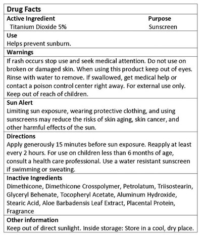 Placenta Oil Spf15 Drug Facts Box (Placenta Oil Spf15 Drug Facts Box)